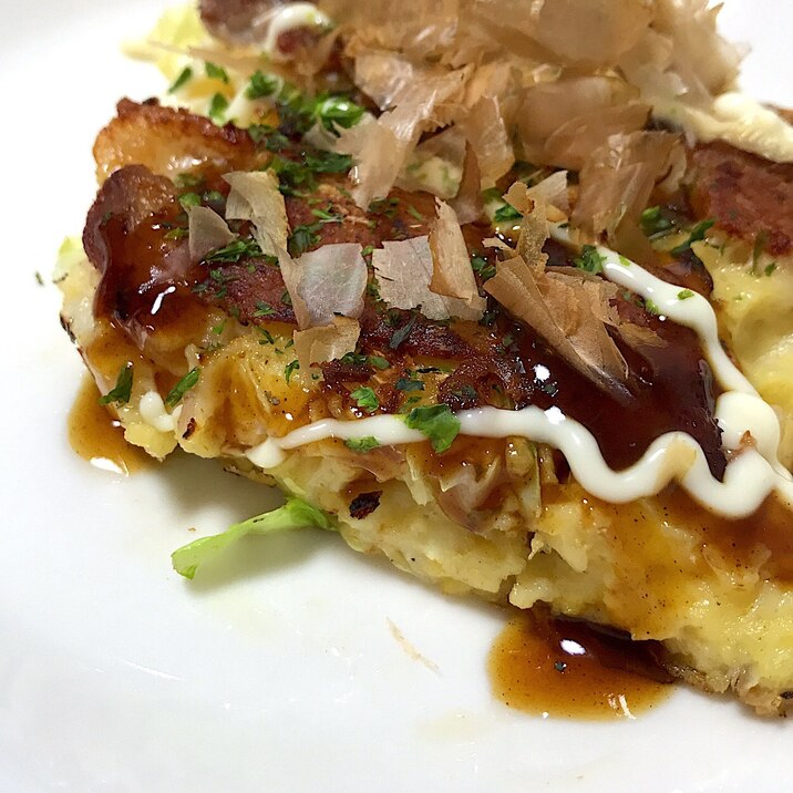 米粉のグルテンフリーお好み焼き